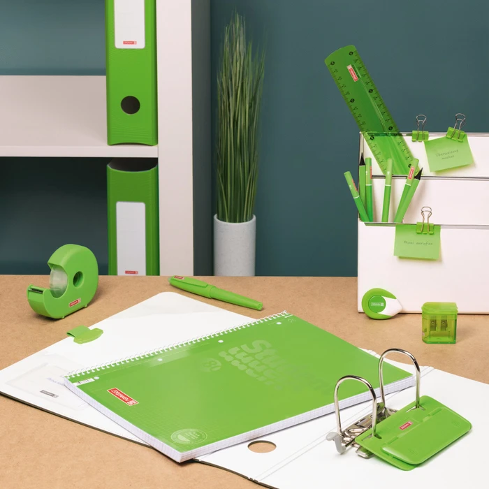 Brunnen Student Colour Code Collegeblock, A4, Lineatur 28, kiwi, 80 Blatt
