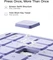 Inateck Ultraleicht Tastatur für iPad Air 6/iPad Air 5/iPad Pro 11", violett, UK Vorschaubild