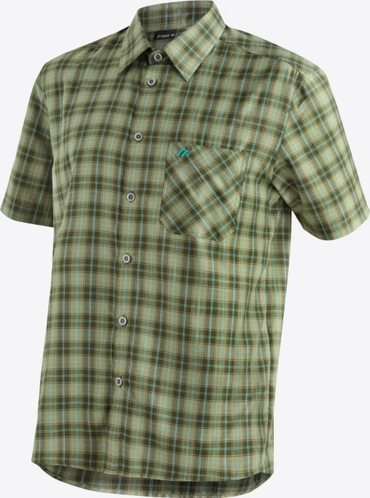 Maier Sports Mauro Hemd kurzarm green blue (Herren)