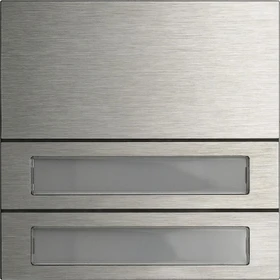 Gira System 106 Ruftastenmodul 2 Teilnehmer, stainless steel V4A