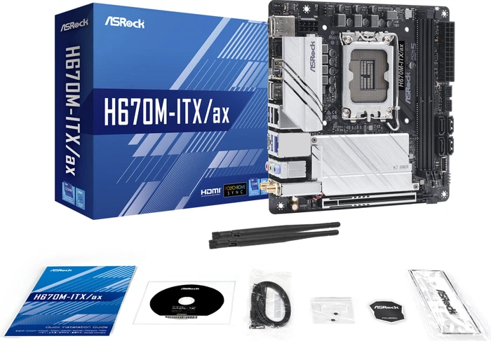 ASRock H670M-ITX/ax (Intel 1700)