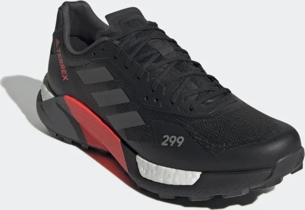 adidas Terrex Agravic Ultra core black/grey five/solar red (Herren)