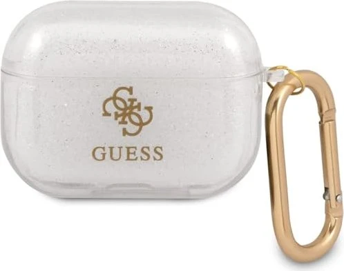 Guess Silicone Cover for Airpods Pro Blister Transparent