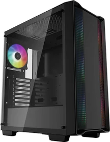 DeepCool CC560 ARGB, schwarz, Glasfenster