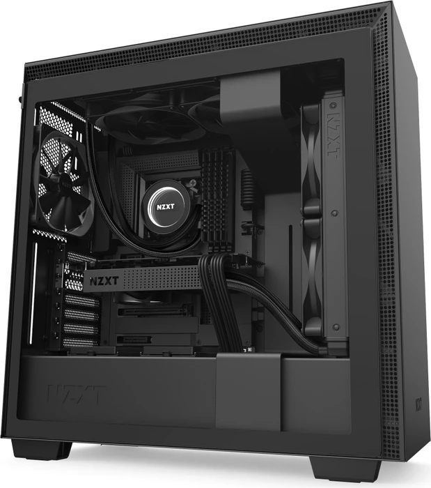 NZXT H710, schwarz, Glasfenster