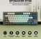 Epomaker RT85 Wireless, Green White, LEDs RGB, hot-swap, Epomaker Wisteria V2, USB/Bluetooth, US Vorschaubild