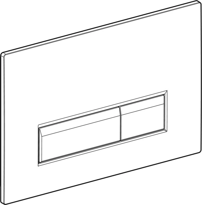 Geberit Sigma40 Betätigungsplatte Glas schwarz
