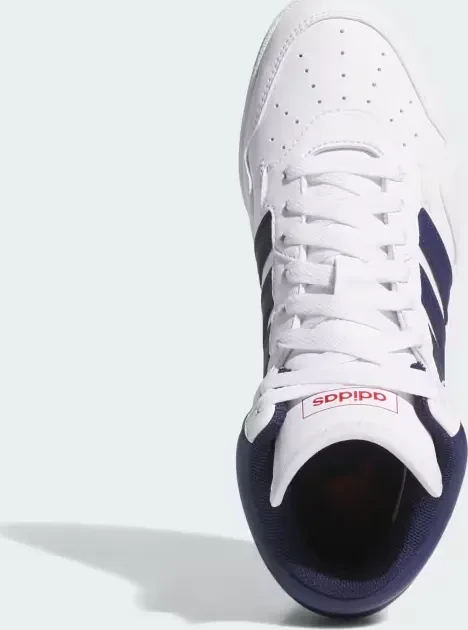 adidas Hoops Mid 4.0 cloud white/dark blue/team victory red (Junior)