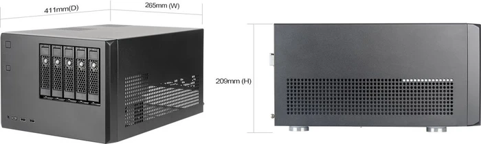 SilverStone Case Storage CS351, schwarz