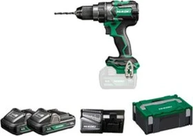Hikoki DS18DCWHZ Akku-Bohrschrauber inkl. Koffer + 2 Akkus 4.0Ah