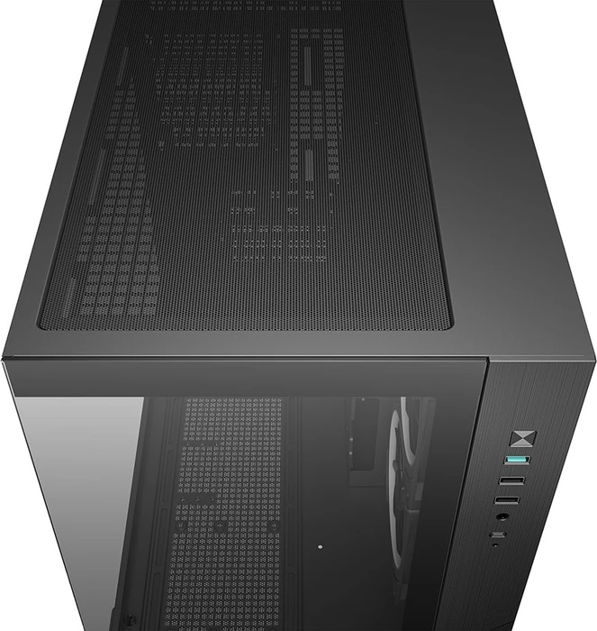 DeepCool CG330 3F Black, Glasfenster