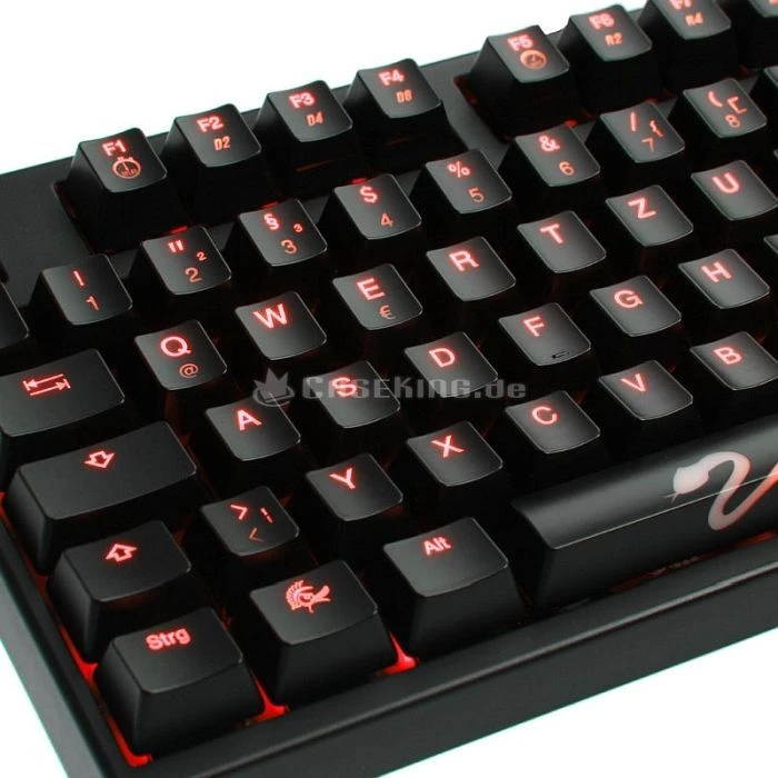 Ducky Shine 3 Slim [TKL], LEDs rot, MX RED, USB, DE