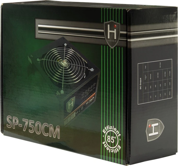 Inter-Tech HiPower SP-750CM 750W, ATX 2.3
