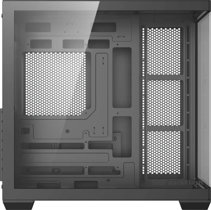 DarkFlash C280 Black, inkl. 7x Lüfter, Glasfenster