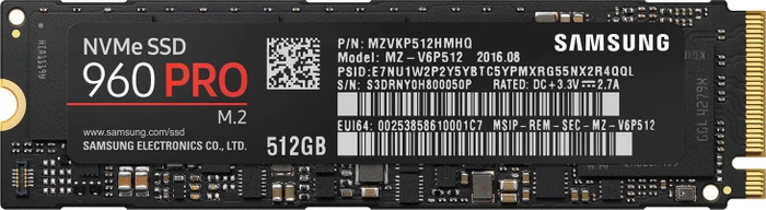 Samsung SSD 960 PRO, M.2