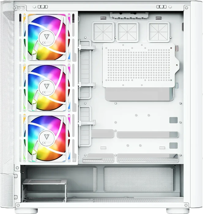Modecom Volcano AQ400 ARGB White, Glasfenster