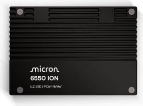 Micron 6550 ION 30.72TB, SED, 512B, 2.5" / U.2 / PCIe 5.0 x4