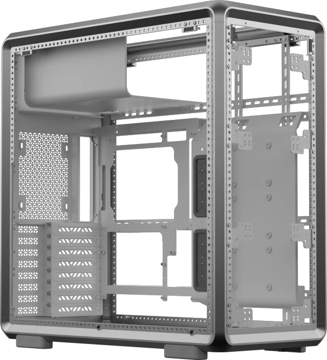 Cooler Master MasterFrame 600, schwarz, Glasfenster