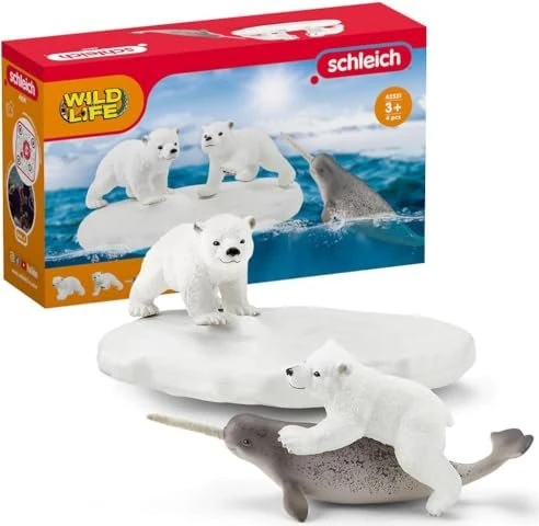 Schleich Wild Life - Eisbären-Rutschpartie