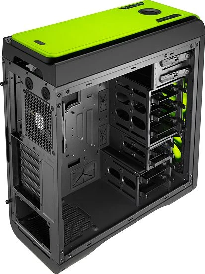 AeroCool DS 200 Green Edition, schallgedämmt