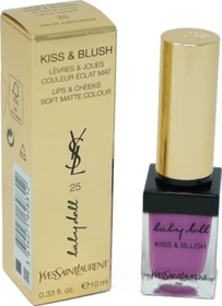 Yves Saint Laurent Baby Doll Kiss & Blush Lipgloss 25 Mauve Aventureux, 10ml