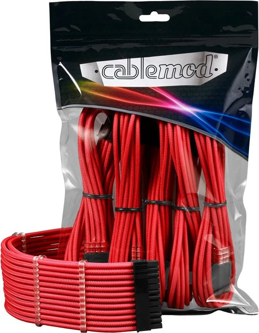 CableMod Pro ModMesh 12VHPWR Cable Extension Kit, rot