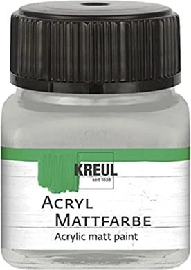 Kreul Acryl Mattfarbe, silber, 20ml