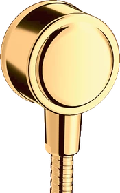 Hansgrohe Axor Montreux Wandanschluss mit Rückflussverhinderer polished goldoptik