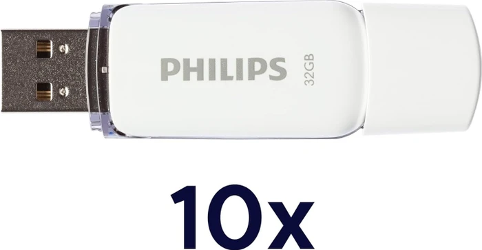 Philips Snow Edition 32GB, USB-A, USB 2.0, 10er-Pack