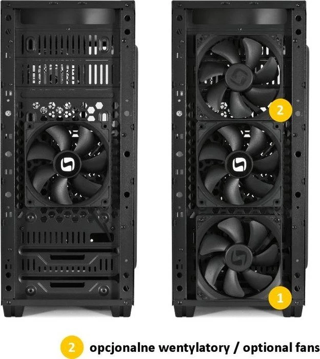Endorfy SilentiumPC Regnum RG1W Pure Black, Acrylfenster