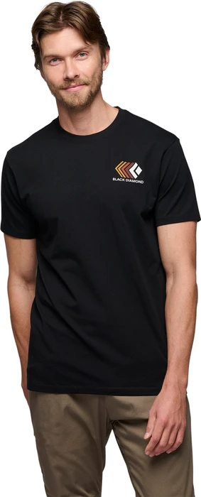 Black Diamond Faded T-Shirt kurzarm schwarz (Herren)