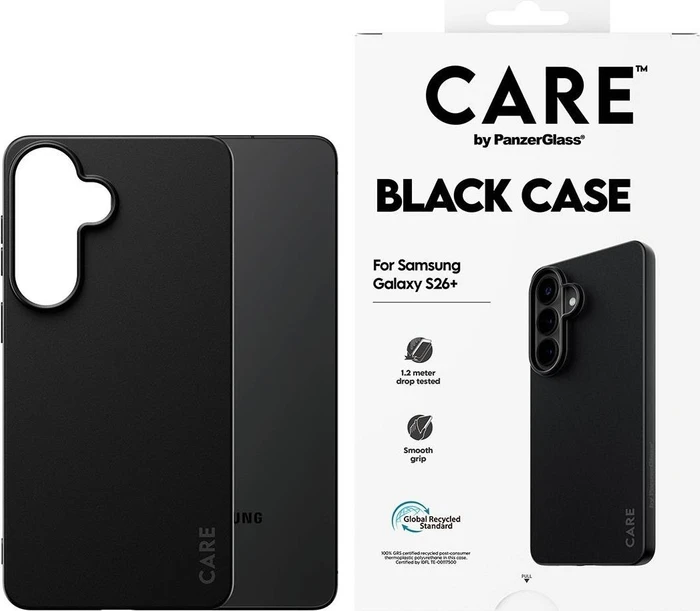 PanzerGlass Care TPU Case für Samsung Galaxy S26+ schwarz