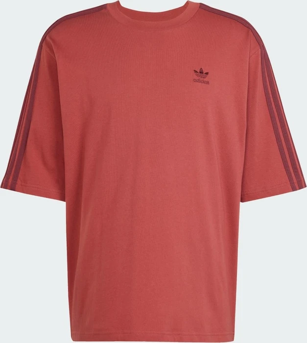 adidas Adicolor Oversized T-Shirt kurzarm preloved ruby (Herren)
