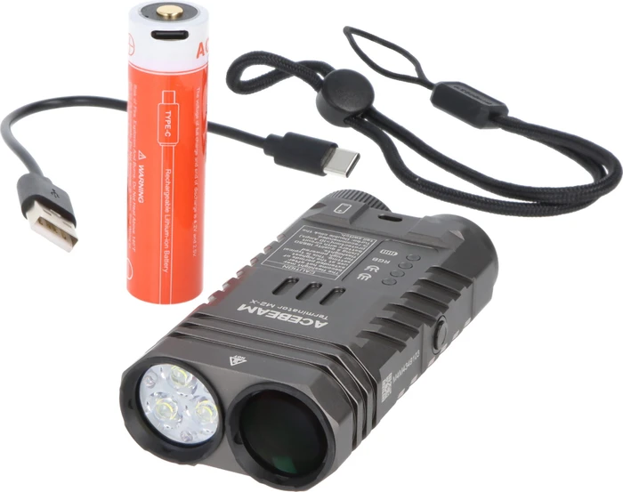 AceBeam Terminator M2 EDC Taschenlampe schwarz