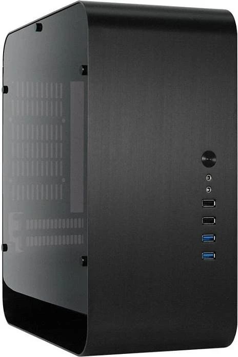 Jonsbo UMX1 Plus schwarz, Acrylfenster, Mini-ITX