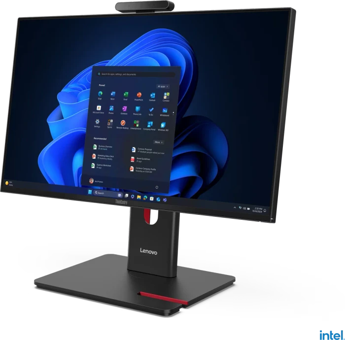 Lenovo ThinkCentre M70a Gen 6 AiO Raven Black, Core Ultra 5 225T, 16GB RAM, 512GB SSD