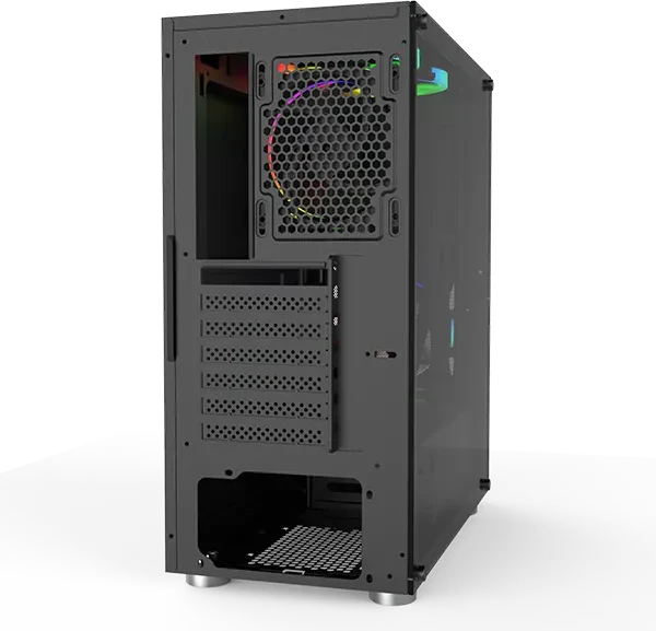 Montech FIGHTER 500, schwarz, Glasfenster