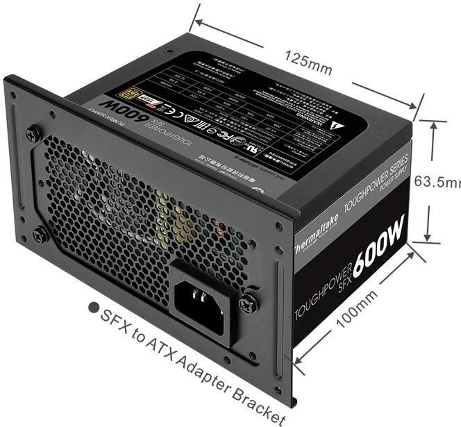 Thermaltake ToughPower SFX Gold 600W, SFX