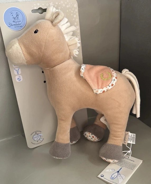 Sterntaler Pferd Sunny Spieluhr groß beige
