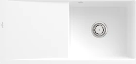 Villeroy & Boch Subway Style 50 flat Einbau Becken rechts stone white
