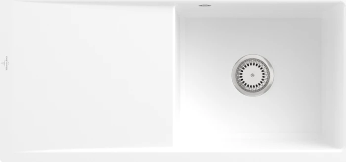 Villeroy & Boch Subway Style 50 flat Einbau Becken rechts stone white