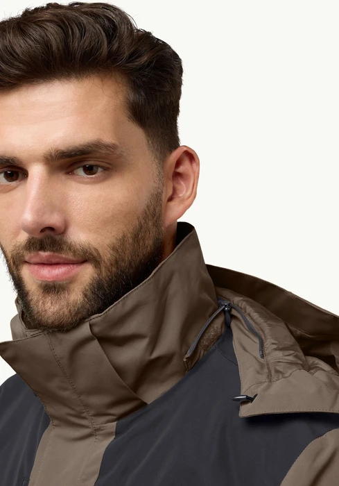 Jack Wolfskin Jasper 3in1 Funktionsjacke cold coffee (Herren)