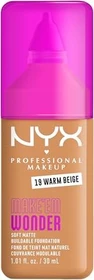 NYX Make 'EM Wonder Soft Matte Foundation 19 warm beige, 30ml