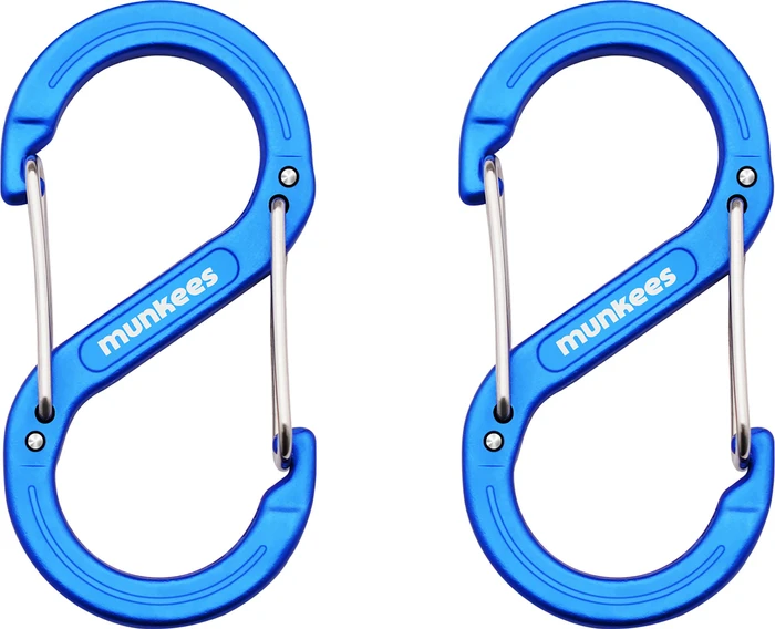 Munkees S-Form Materialkarabiner