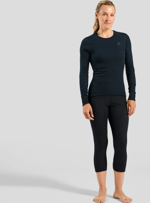 Odlo Active Warm Eco Funktionsshirt langarm dark sapphire (Damen)