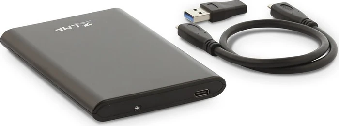 LMP DataMobile Festplattengehäuse, schwarz, 2.5", USB-C 3.1