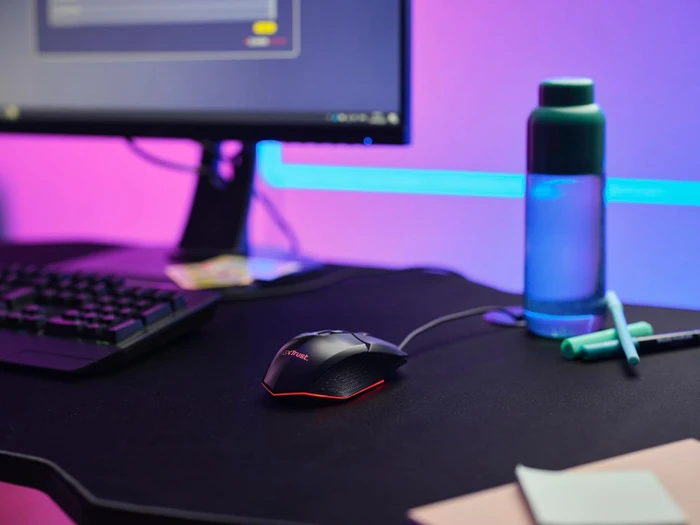Trust Gaming GXT 1109 Vylax Illuminated Gaming Mouse schwarz, USB