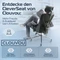 Clouvou CleverSeat Bürostuhl, schwarz Vorschaubild