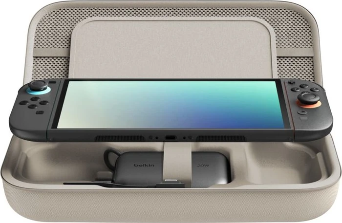 Belkin Charging Case Tasche sand (Switch 2)