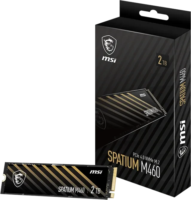 MSI Spatium M460 2TB, M.2 2280 / M-Key / PCIe 4.0 x4